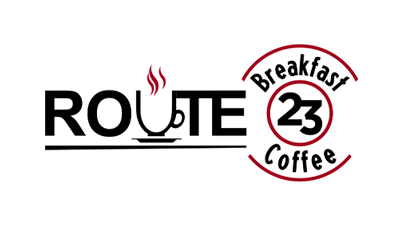 Route 23 Breakfast Coffee cafe logo
